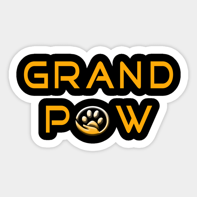 Grand Pow Dogs Sticker by Najem01